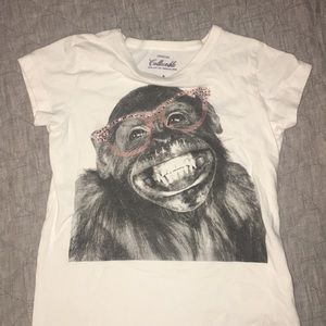 Jcrew Girls embellished short sleeve T-shirt